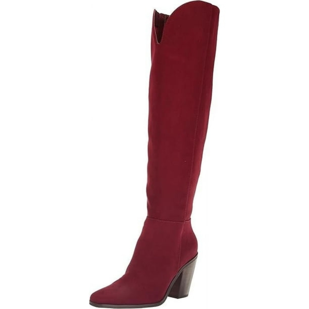 Elegant Burgundy Women's Boots